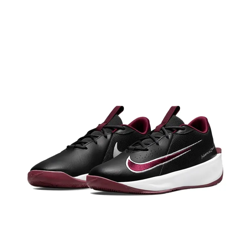 Nike Team Hustle Quick 3 Dark Smoke Grey Dark Beetroot GS-2