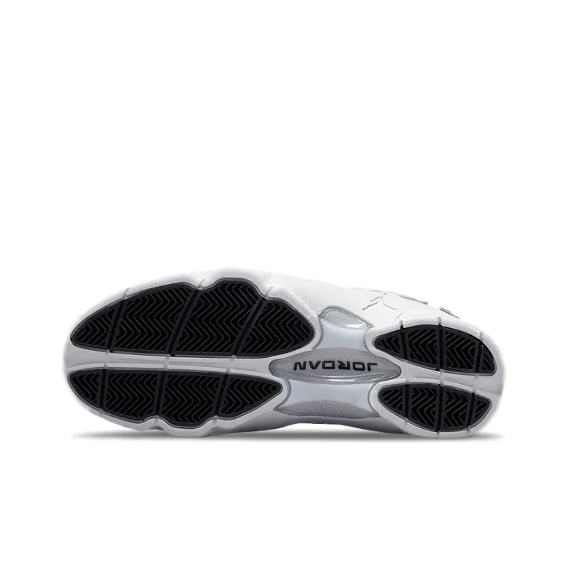 Jordan Og White Metallic Silver Women's-5
