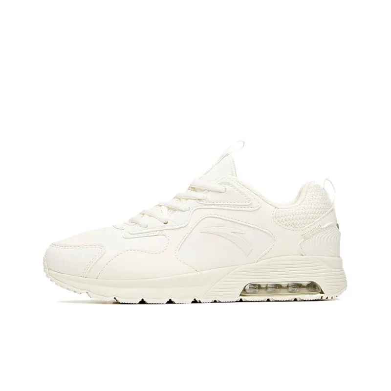 Anta Variety Training Collection Slip Resistant Cushioning Abrasion Resistant Low Top Training Shoes Women's White-0