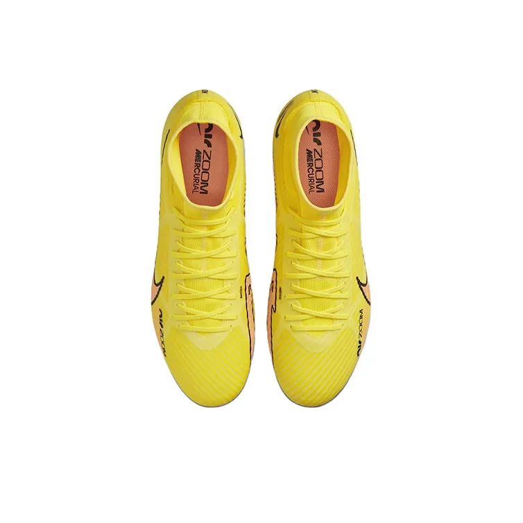 Nike Mercurial Superfly 9 15 Academy SG Pro Anti Clog Traction 'Yellow Strike Coconut Milk Doll'-3