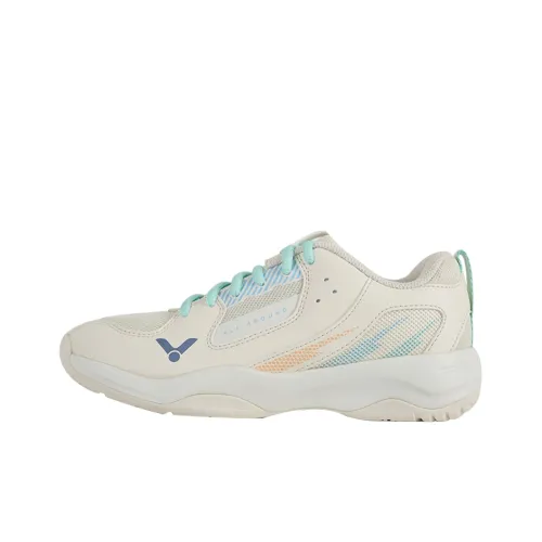 Victor Badminton Shoes Women's Low-Top Jade Lotus White