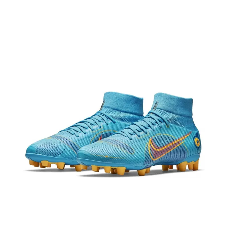 Nike Mercurial Superfly 8 Pro Ag 'Blue Yellow'-2