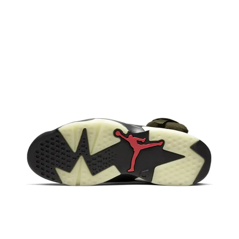Travis Scott X Jordan 6 Retro Olive-5