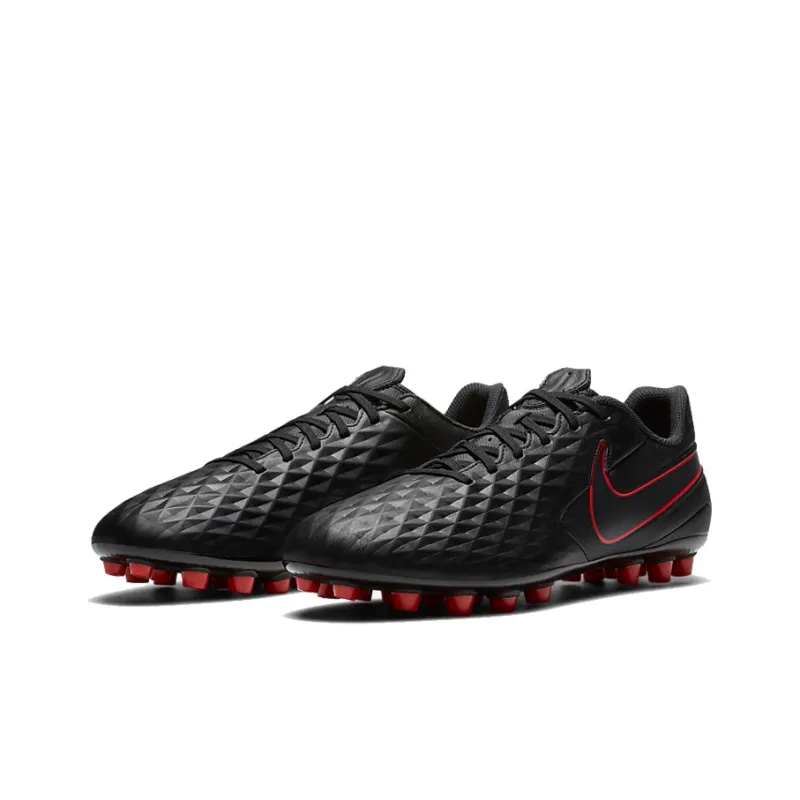 Nike Tiempo Legend 8 Academy Ag Artificial Grass 'Black Red'-2