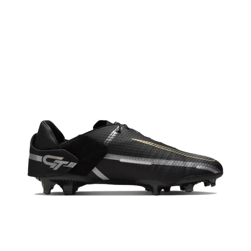 Nike Phantom GT2 Academy FlyEase Mg 'Black Metallic Gold'-1
