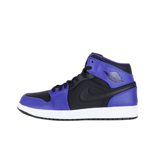 Air jordan 1 mid black dark concord release date on sale