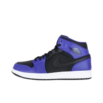 JORDAN 1 Mid Black Dark Concord 2014
