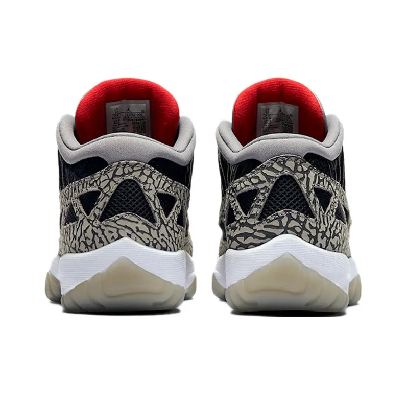 Jordan 11 Retro Low Ie Black Cement-4