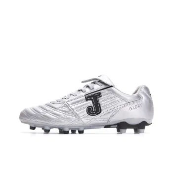 Joma FG Rubber Long Studs Anti Slip Wear Resistant Soccer Shoes Women's Silver