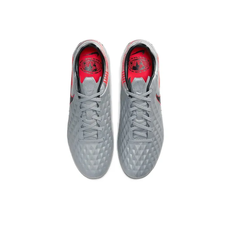 Nike Tiempo Legend 8 Pro Fg 'Metallic Grey Crimson'-3