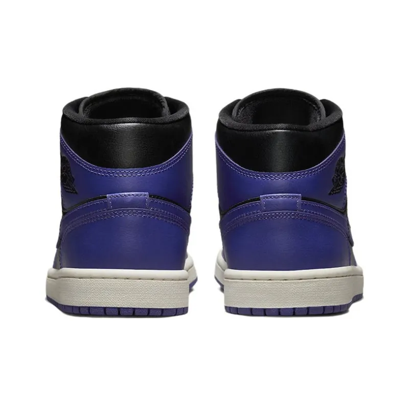 Jordan 1 Mid Purple Black Women's-4