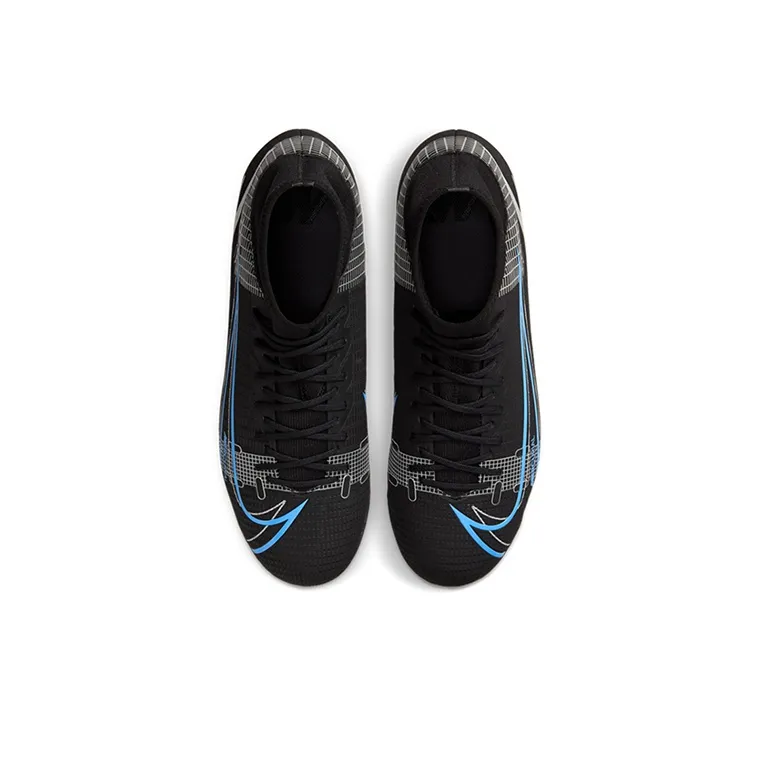 Nike Mercurial Superfly 8 Academy Ag Artificial Grass 'Black Blue'-3