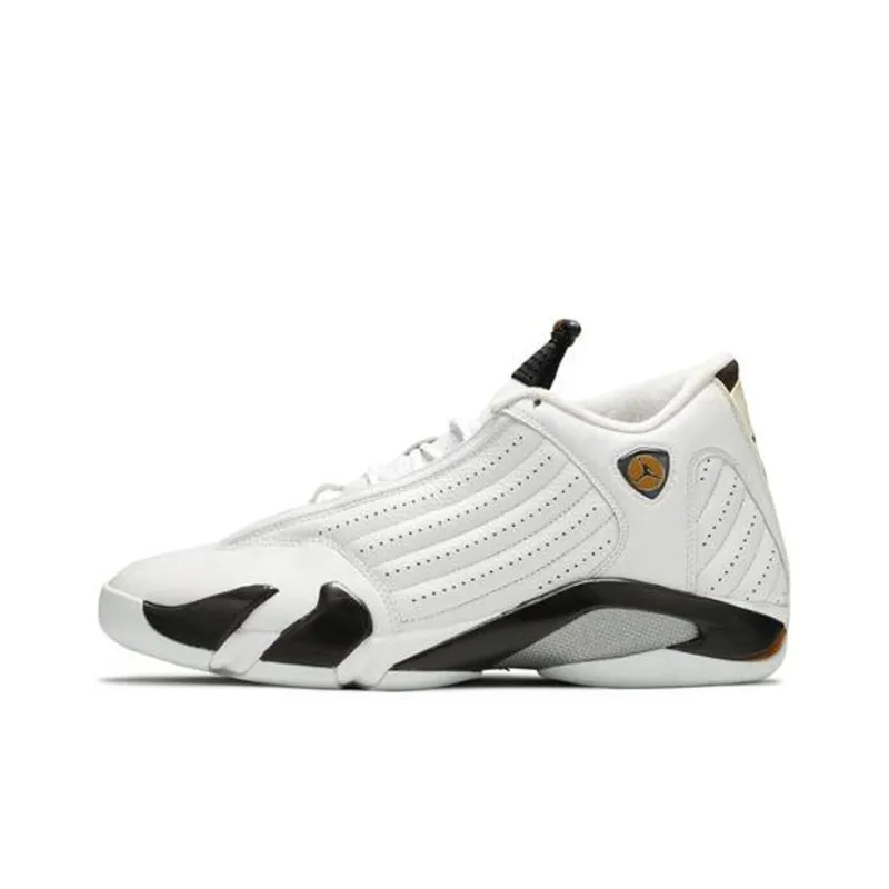 Jordan 14 Retro White Dark Cinder-0
