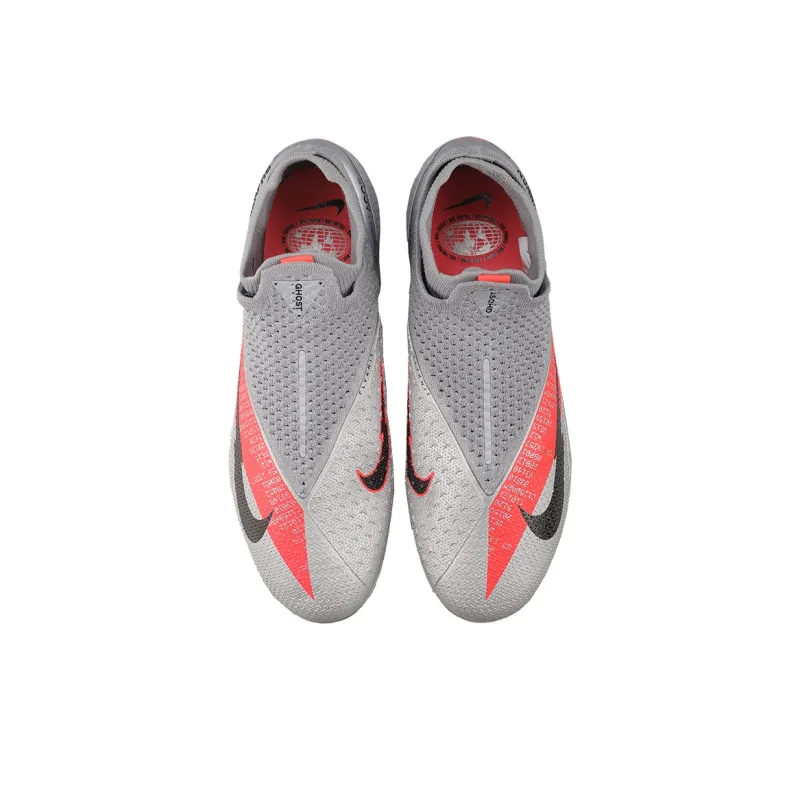 Nike Phantom Vision 2 Elite Df Fg Metallic Grey Crimson-3