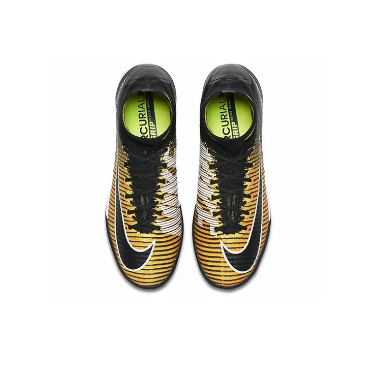 Nike MercurialX Proximo Ii Df Tf 'Black Yellow'-3