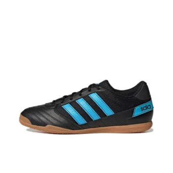 Adidas Super Sala Wear-Resistant Slip-Resistant Soccer Shoes Men's Black Blue