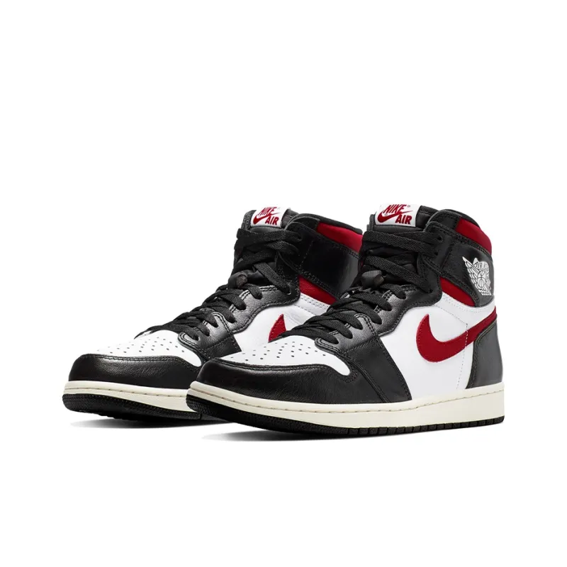 Jordan 1 Retro High Black Gym Red-1
