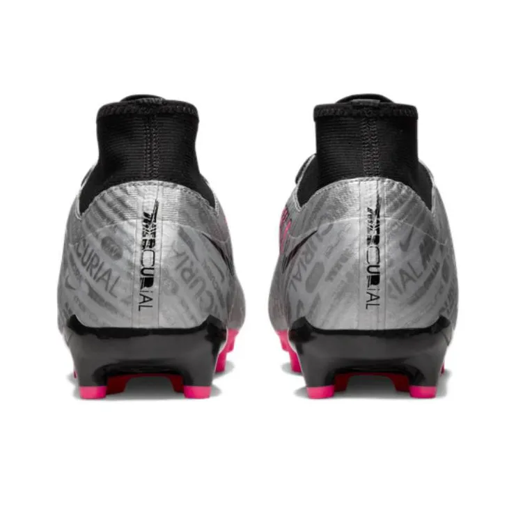 Nike Mercurial Superfly 9 Acad 25 FG/MG 'Metallic Silver Hyper Pink'-4