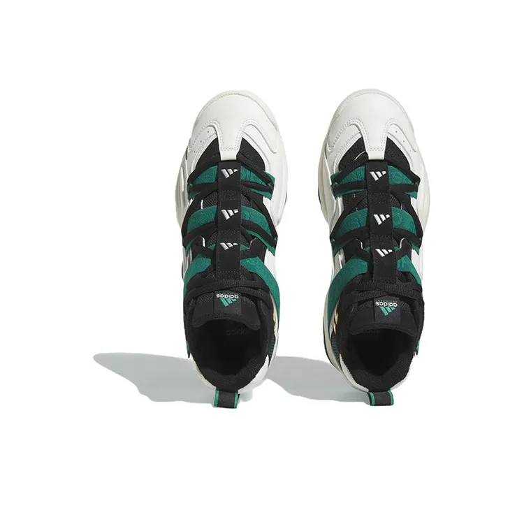 Adidas Top 10 2000 Off White Core Black Silver Metallic-4