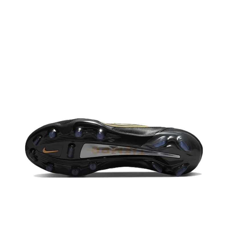 Nike Tiempo Legend 9 Elite Fg Black Metallic Gold-5