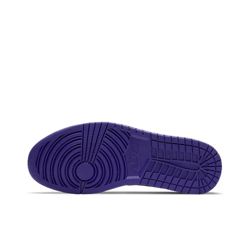Jordan 1 Low Court Purple White-5