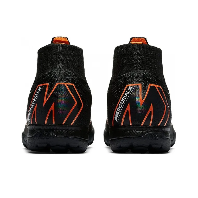 Nike Mercurial SuperflyX 6 Elite Tf 'Black Red Orange'-4