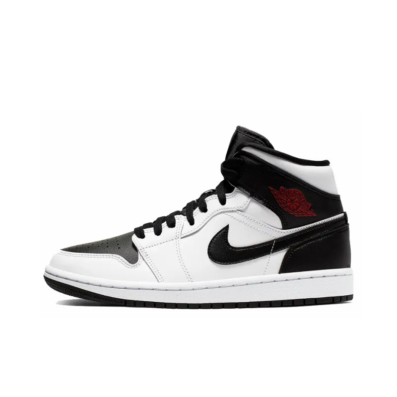 Jordan 1 Mid Reverse Black Toe Women's-0