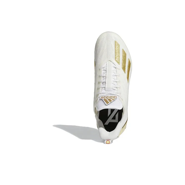 Adidas Adizero Cleats 'White Gold Metallic'-4