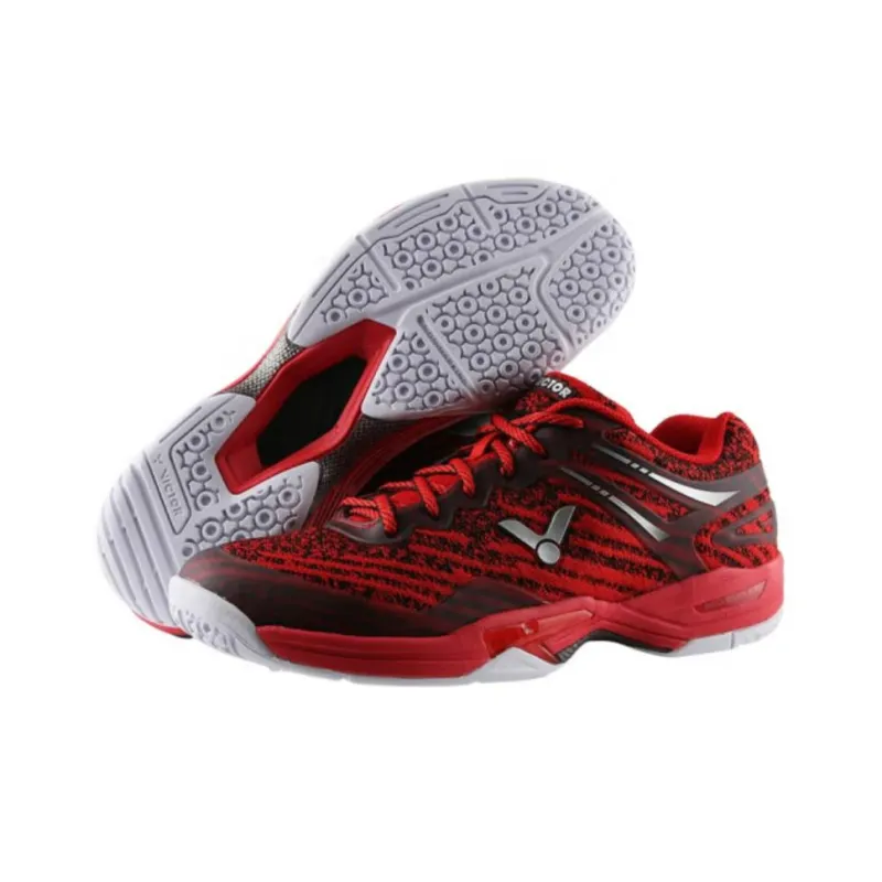 Victor Badminton Shoes Unisex Low Top Bright Red-2