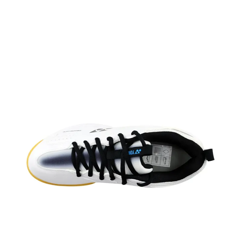 YONEX Power Cushion Coverage Low Top Badminton Shoes Unisex White Black-2