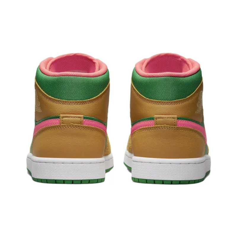 Jordan 1 Mid SE Wheat Watermelon-4