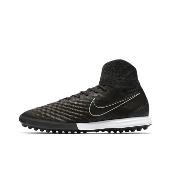 Nike TF Rubber Broken Studs Cushioning Anti-Slip And Wear-Resistant Soccer Shoes Men's Black