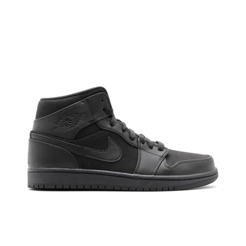 Jordan 1 Retro Mid Jeter Laser Nyc Exclusive Black-1