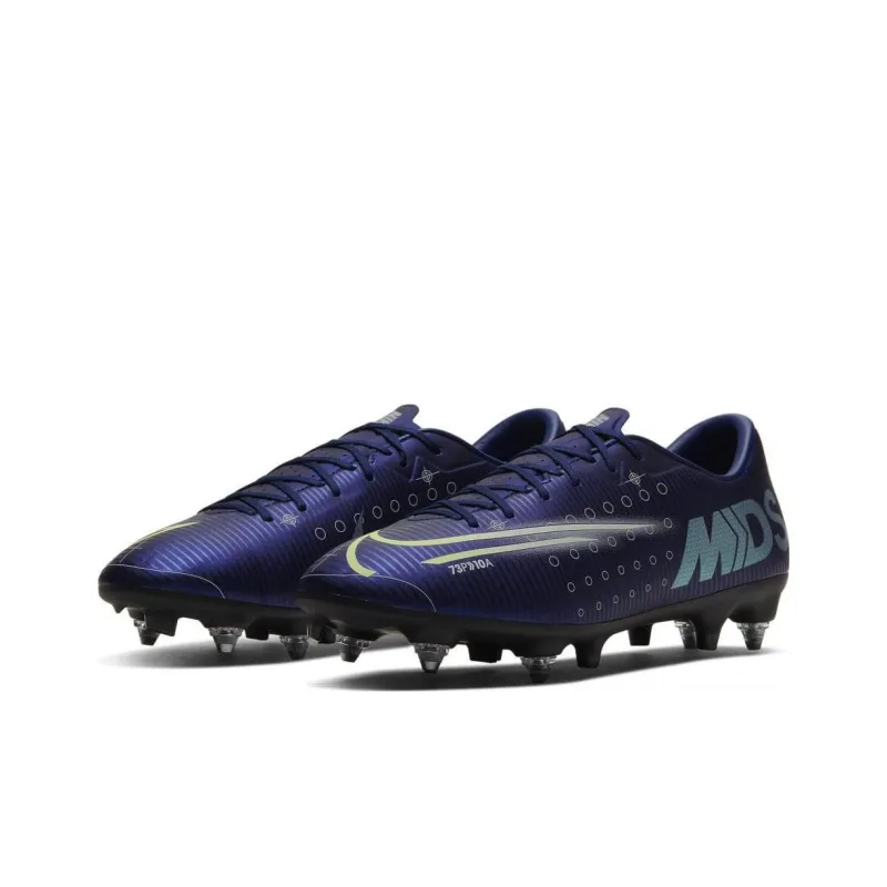 Nike Mercurial Vapor 13 Soccer Shoes Men Low-Top Blue-2
