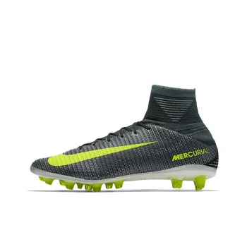 Nike AG Rubber Short Studs Cushioning Anti-Slip And Wear-Resistant Soccer Shoes Men's Black Green