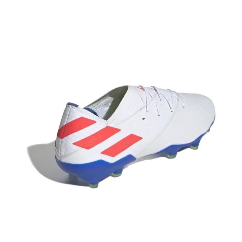 Adidas Nemeziz Messi 19.1 Fg White Solar Red Football Blue-2