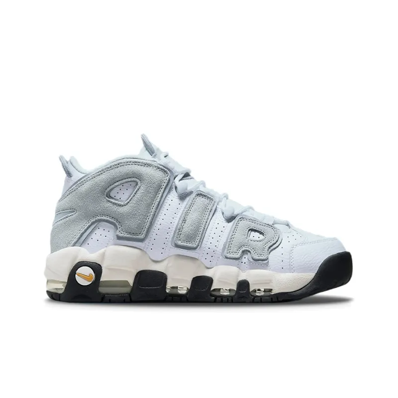 Nike Air More Uptempo Air 'Wolf Grey Solar Flare'-1