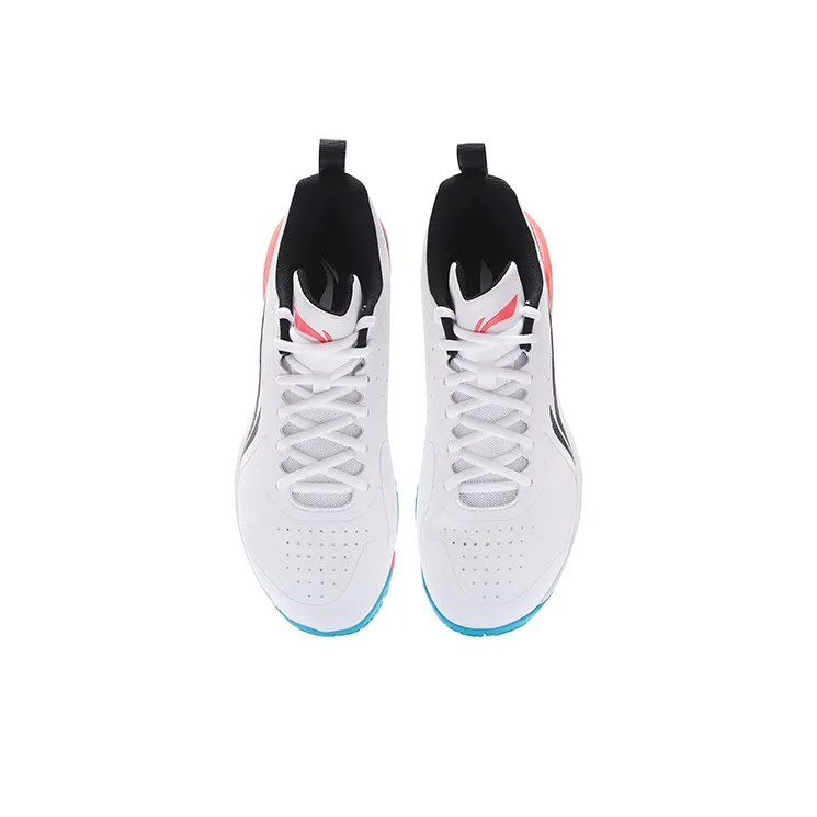 LiNing Sprint SE Cushioned Anti Slip And Wear Resistant Lightweight Low Top Badminton Shoes Unisex White Black-3
