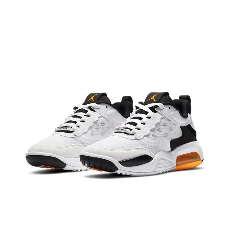 JORDAN Air Max 200 'Black White Yellow' Gs-2