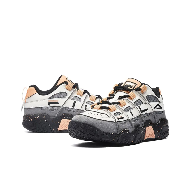 FILA Barricade Retro Black/White/Grey Women's-3