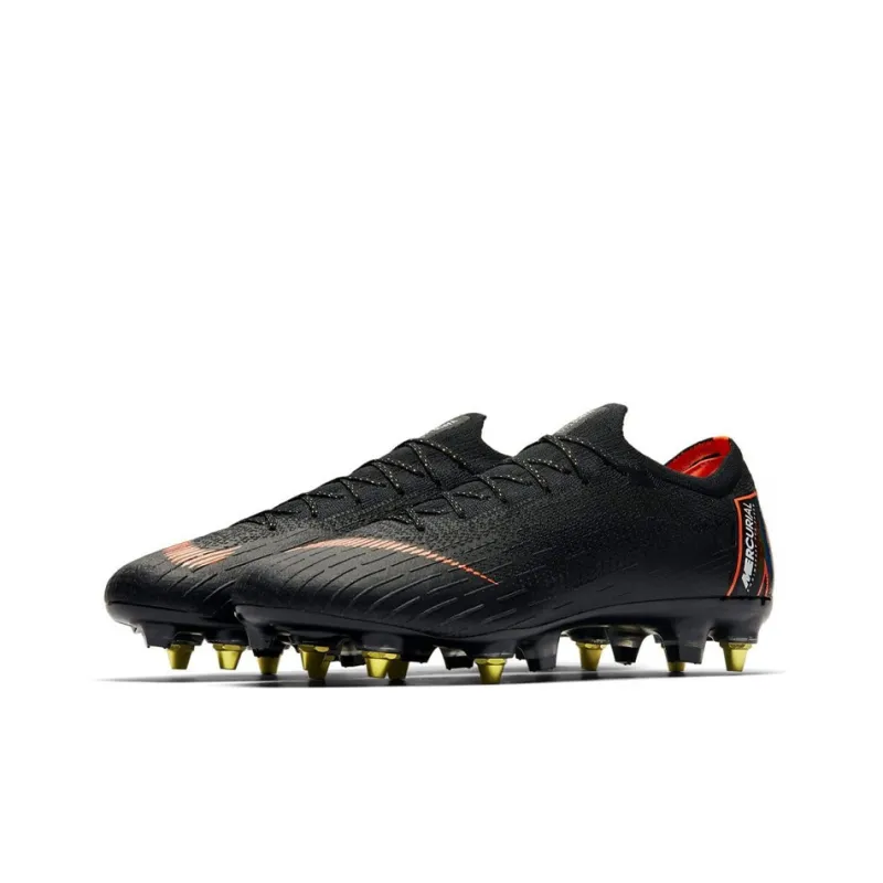Nike Mercurial Vapor 12 Elite Sg Pro Ac 'Black Orange'-2