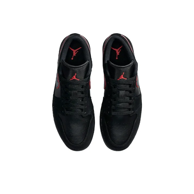JORDAN 1 Low Black Red Orbit-3