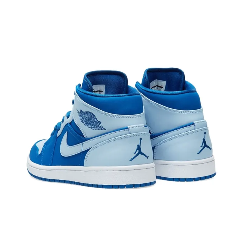 Jordan 1 Retro Mid Team Royal Ice Blue-3