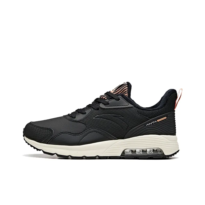 ANTA Variety Training Collection Training Shoes Women's Low Top Black/Beauty Red/Ivory White-0