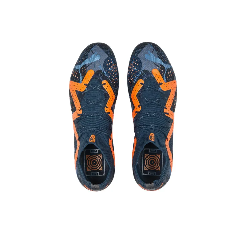 PUMA Future Ultimate Dna Fg Ag 'Dark Night Ultra Orange'-3
