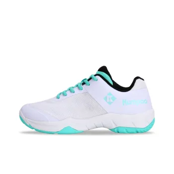 KUMPOO Badminton Shoes Unisex Low Top White