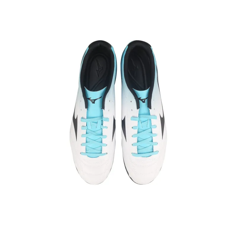 Mizuno Folgado AS AG Rubber Short Studs Cushioned Wear Resistant Impact Resistant Soccer Shoes Men's White Blue-3