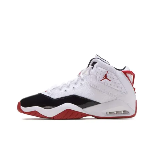 Jordan B'Loyal Vintage Basketball Shoes Unisex Mid-Top White/Red