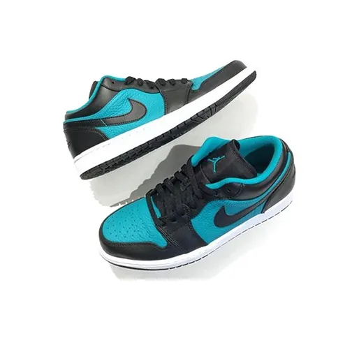 Jordan 1 Retro Low Black Blue-3