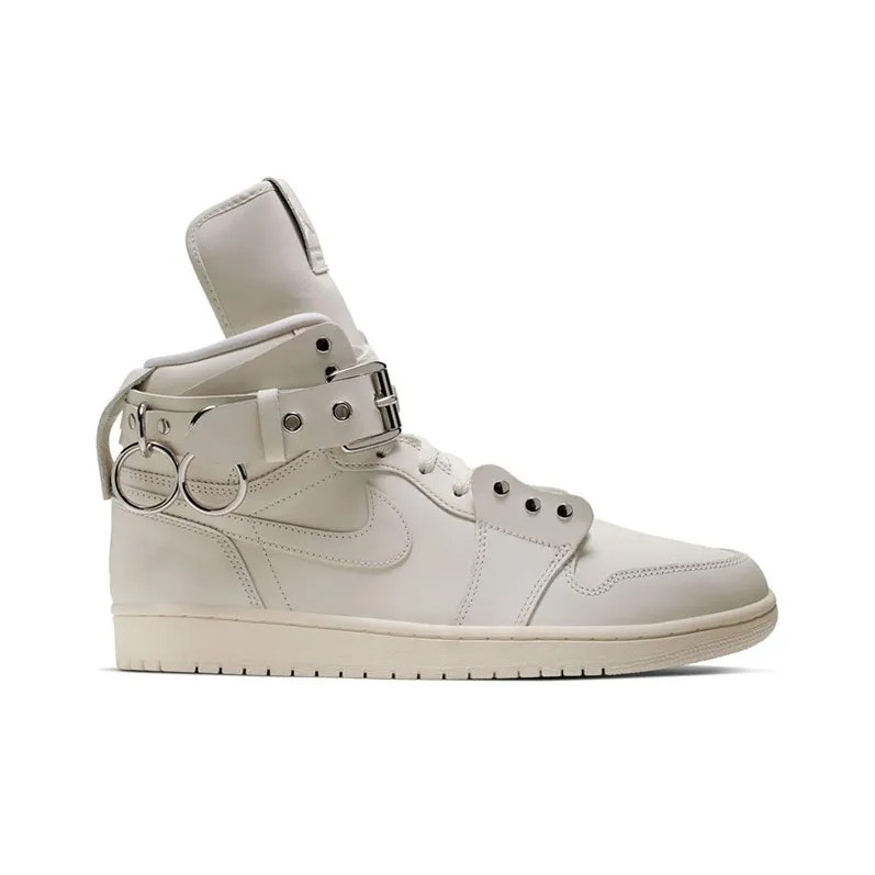 Comme Des Garçons X Jordan 1 Retro Strap High White-1